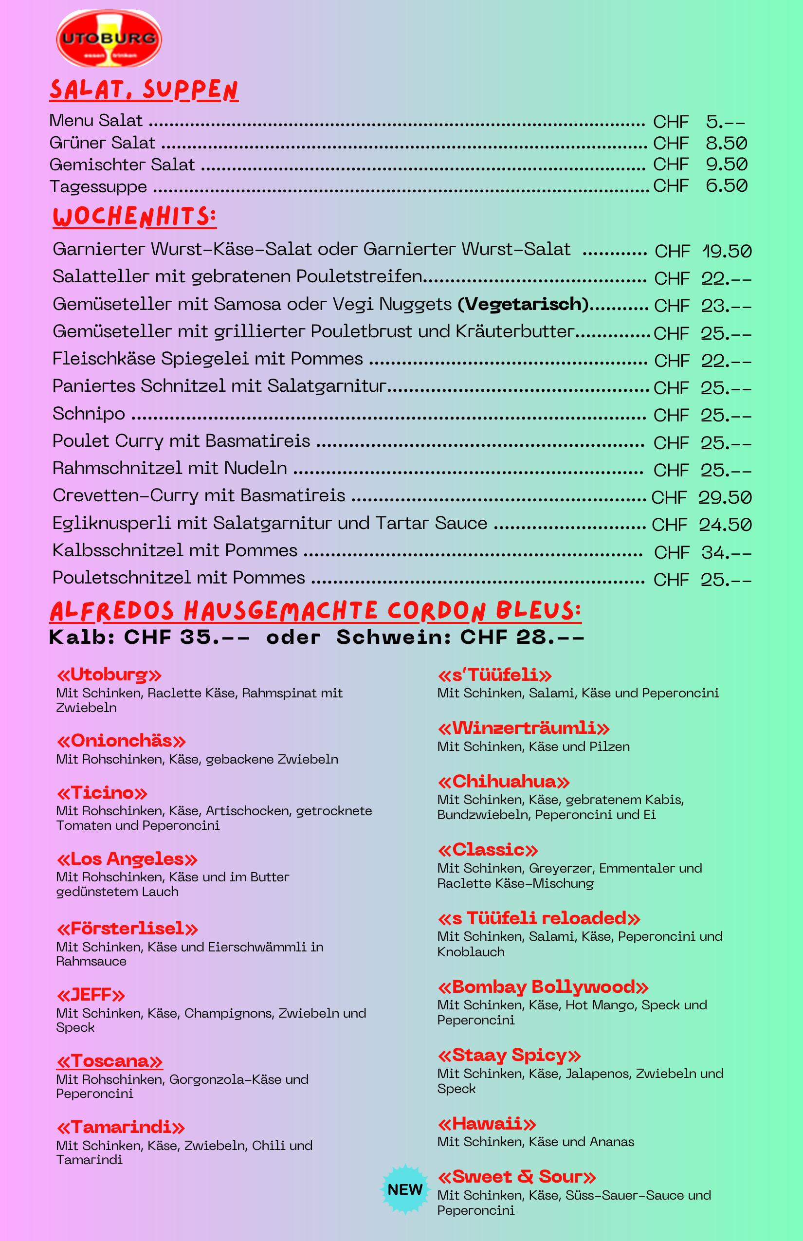 Cordon Bleu im Utoburg — Bild 2